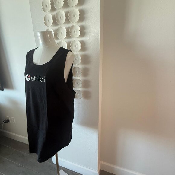 Ethika Tank Top XL Black Logo Muscle Tee Men’s Sleeveless NWT Streetwear Gym - Picture 2 of 6